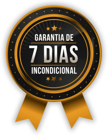 Garantia de 7 dias incondicional